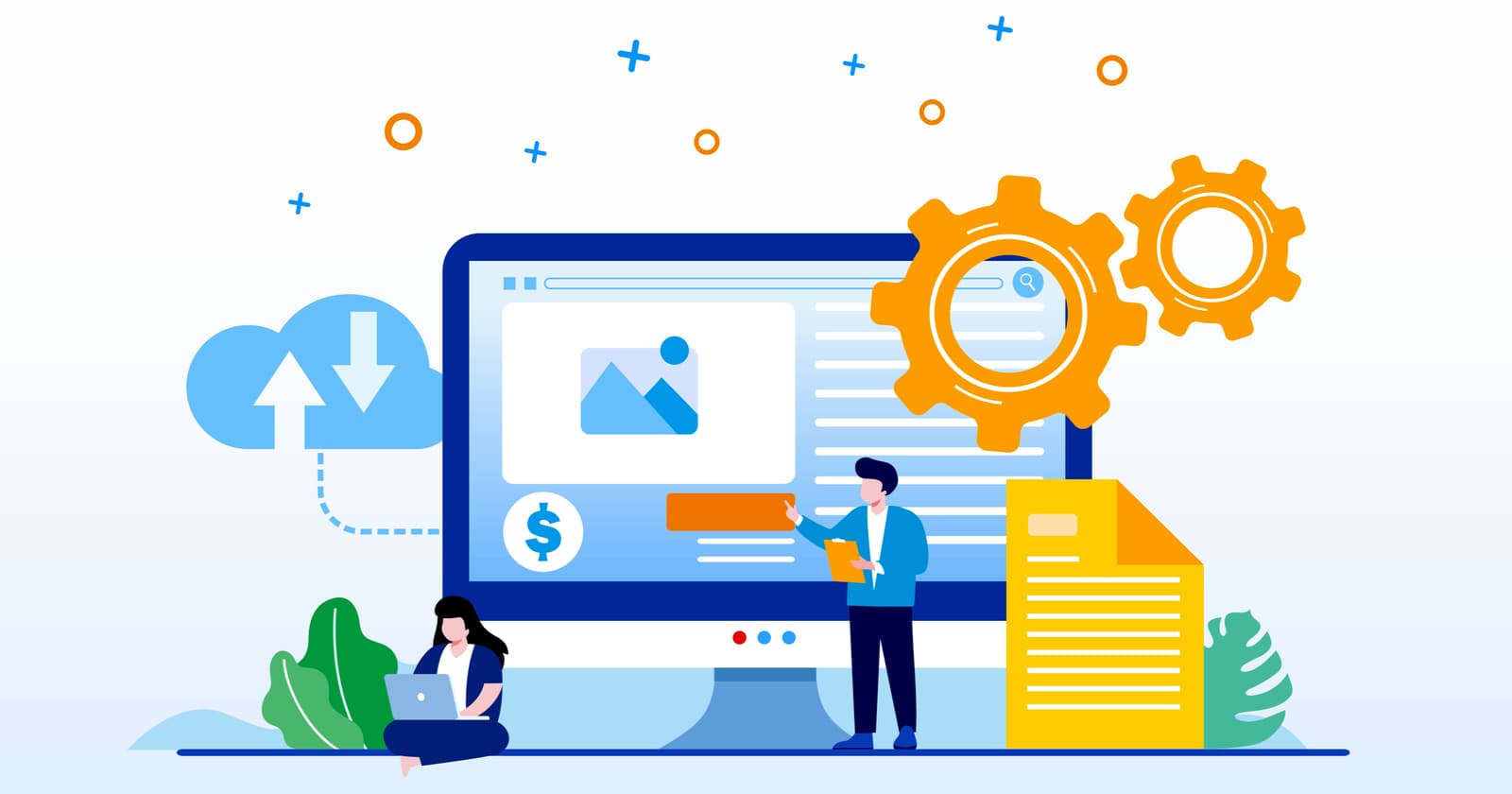 Vendor illustration
